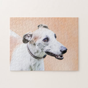 Puzzle Peinture Greyhound - Cute Original Chien Art