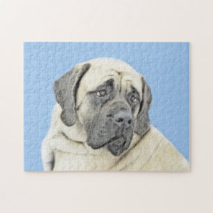 Puzzle Peinture Mastiff (Fawn) anglaise - Art Chien origi
