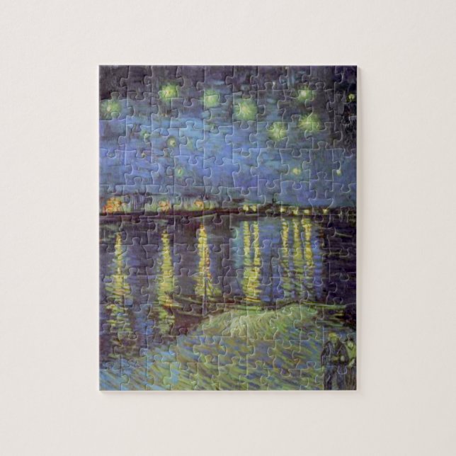 Puzzle Peinture nocturne étoilée de Van Gogh (Vertical)