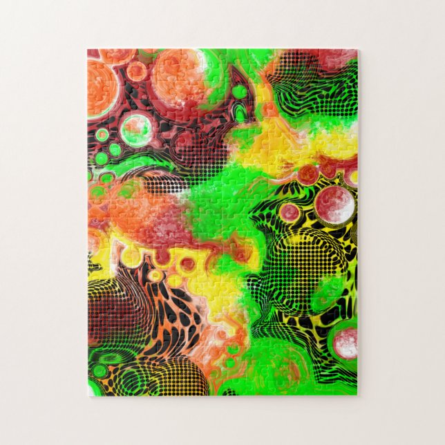 Puzzle Peinture numérique pour peinture fluides (Vertical)