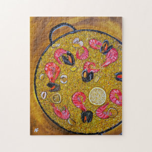 Puzzle Peinture Paella De Marisco par Alfred Fox