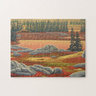 Puzzle Peinture paysage - Puzzles d'art de l'ours 