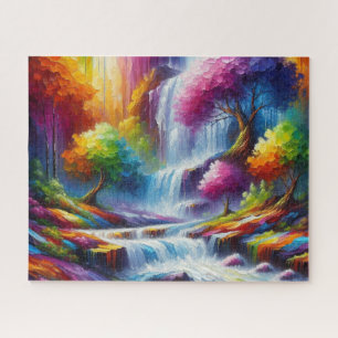 Puzzle Peinture paysagère IA Art généré Horizontal