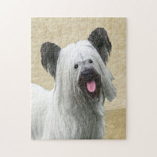 Puzzle Peinture Skye Terrier - Cute Original Chien Art