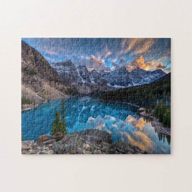 Puzzle Peinture sur la moraine (Horizontal)