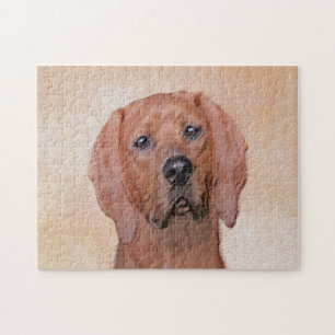 Puzzle Peinture sur pilon rouge - jolie art original chie