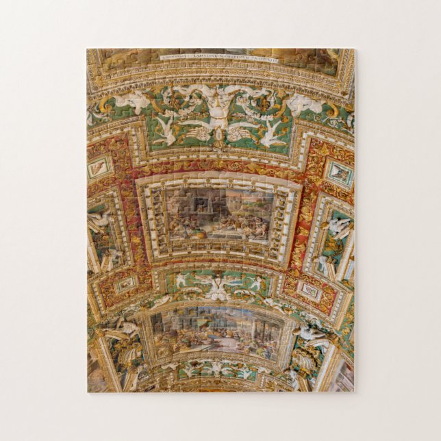 Puzzle Peintures au plafond dans la Galerie des cartes -  (Vertical)