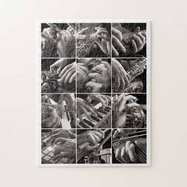 Puzzle Peintures de musique et de mains (Vertical)