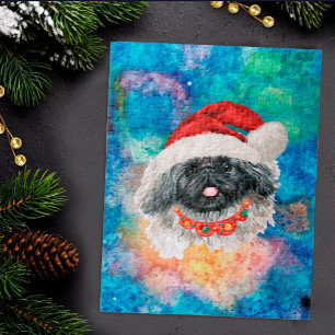 Puzzle Pékinois Race de Chien Noël