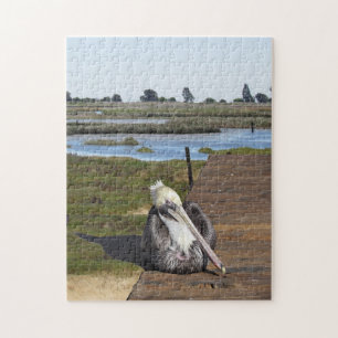 Puzzle - Pélican sur la jetée à Marsh