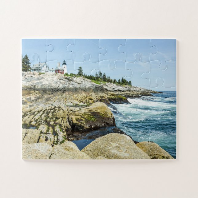 Puzzle Pemaquié Point Phare Maine Surdimensionné (Horizontal)