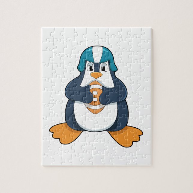 Puzzle Penguin de football (Vertical)