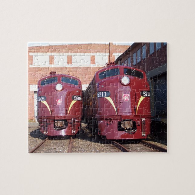 Puzzle Pennsylvania Railroad E-8a, s (JTFS) 5809 et 5711 (Horizontal)