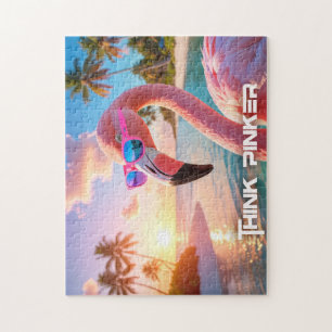 Puzzle PENSEZ PLUS ROSE - Flamant ROSE