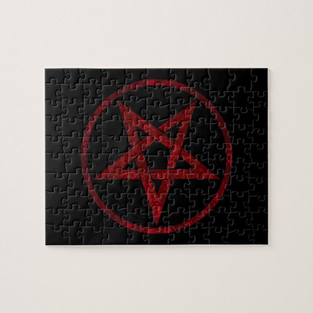 Puzzle Pentagram Red Devil (Horizontal)