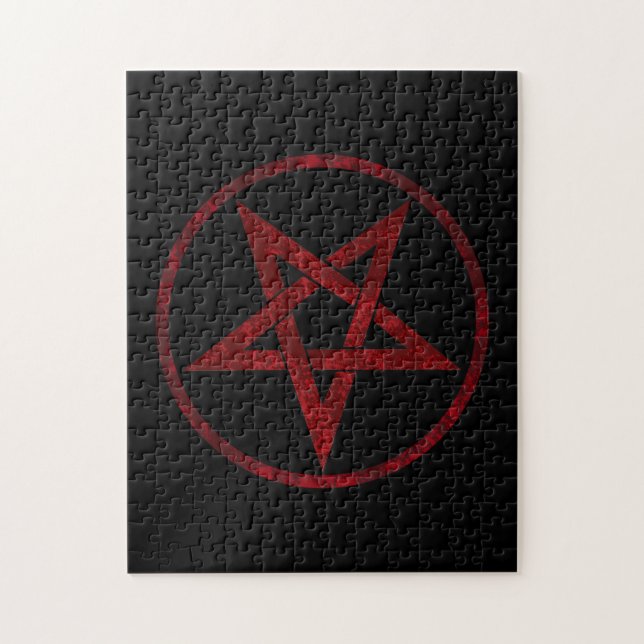 Puzzle Pentagram Red Devil (Vertical)