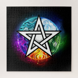 Puzzle pentagramme wiccan