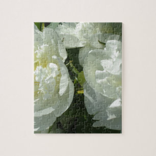 Puzzle Peonies blanches
