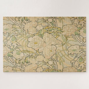 Puzzle Peonies par Alphonse Mucha