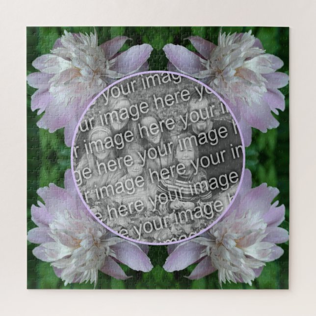 Puzzle Peony Flower Nature Créez votre propre photo (Vertical)