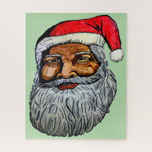 PUZZLE PÈRE NOËL AFRO-AMÉRICAIN