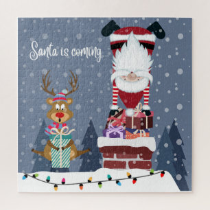 Puzzle Père Noël arrive