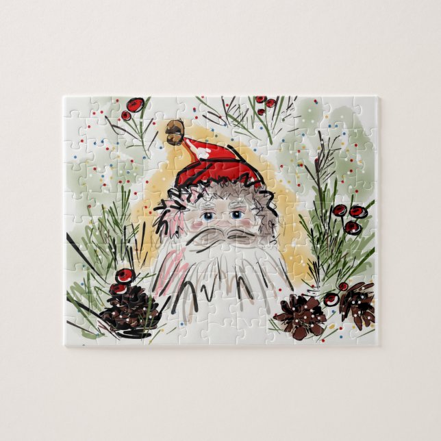 Puzzle Père Noël de Noël (Horizontal)