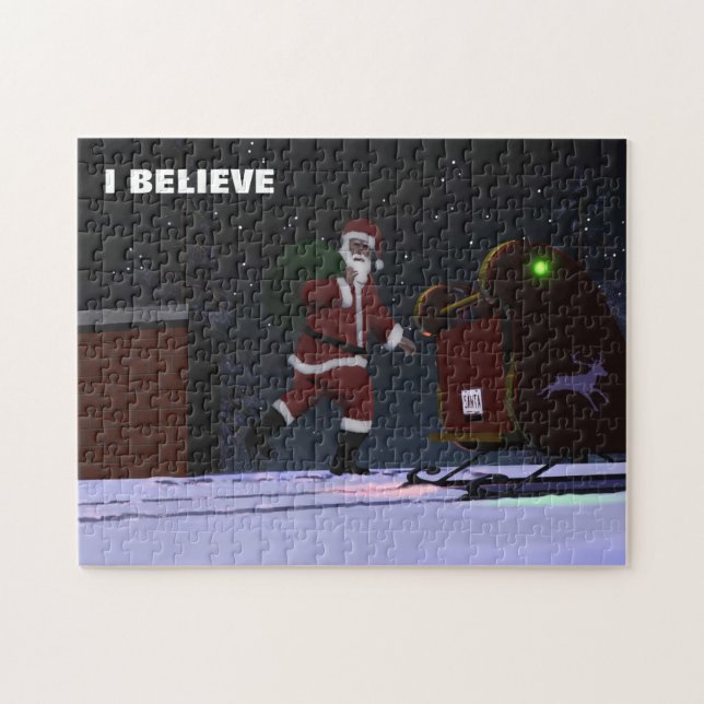 Puzzle Père Noël - Je crois (Horizontal)