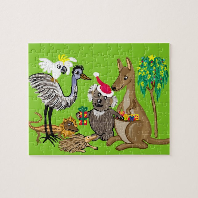 Puzzle Père Noël koala (Horizontal)