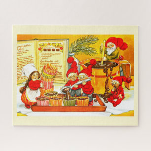 Puzzle Père Noël petites aides
