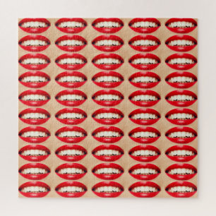 Puzzle Perfect Smile Femme Fatale Pop-art