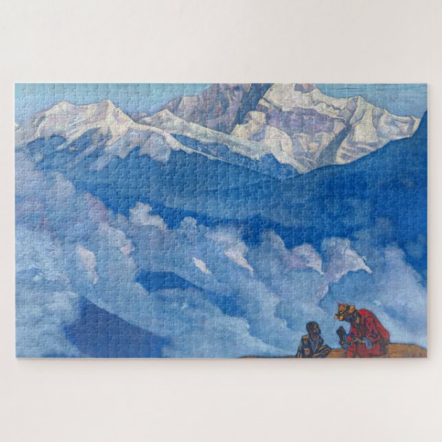 Puzzle Perle de recherche, 1924 par Nicholas Roerich Post (Horizontal)