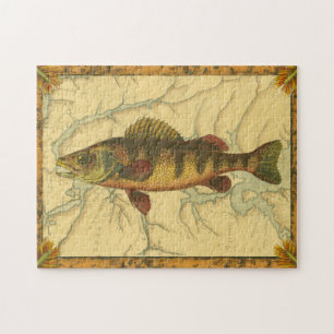 Puzzle Perle jaune sur la carte