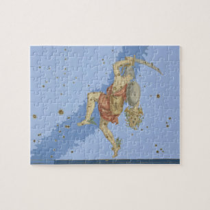 Puzzle Perseus avec la tête de la méduse, de 'Uranometria