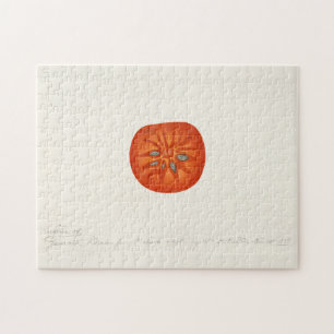 Puzzle Persimmon (Diospyros) Peinture à l'aquarelle de fr