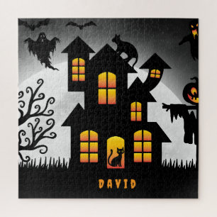 PUZZLE Personalized Halloween Haunted House