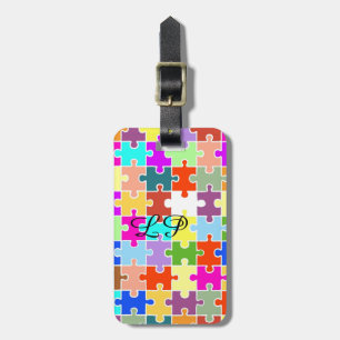 Puzzle Personalized Luggage Tag