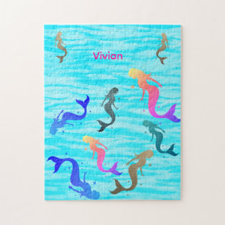 Puzzle Personalized Mermaid Underwater Adventure 