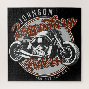 Puzzle Personalized Motorcycle Legendary Rider Biker