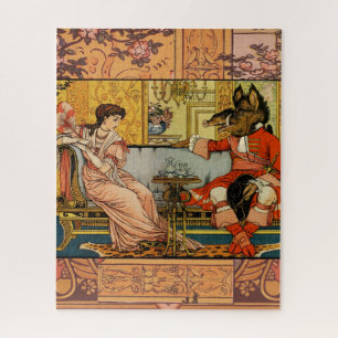 Puzzle Personnages Classiques de Contes de Fées de Beauté