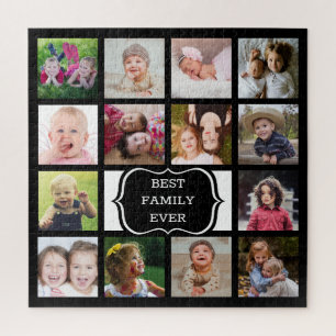 Puzzle Personnalisé 14 Photo Collage meilleure famille ja