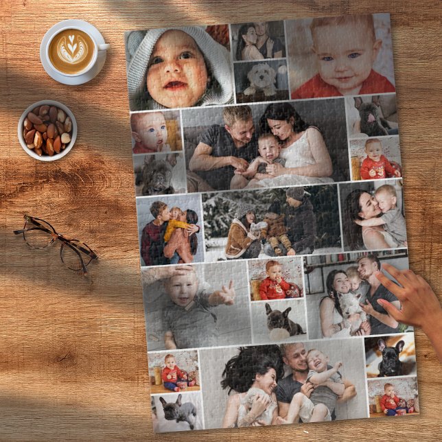 Puzzle Personnalisé 1 014 Pièce 21-Photo Collage difficil (Créateur téléchargé)