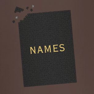 Puzzle Personnalisé avec le nom de famille ou le surnom