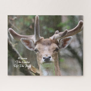 Puzzle personnalisé avec photo de cerf à cornes