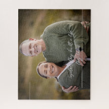 Puzzle personnalisé avec vos lignes de texte et d'