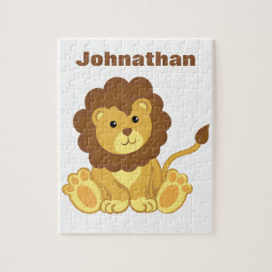 Puzzle personnalisé de lion
