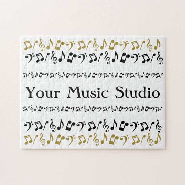 Puzzle personnalisé de musique (Horizontal)