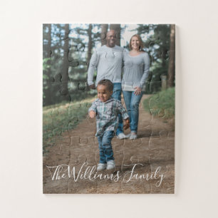Puzzle personnalisé de photo de famille
