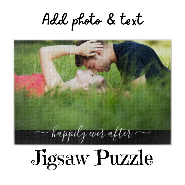 Puzzle personnalisé de photo de mariage (Créateur téléchargé)