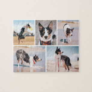 Puzzle personnalisé en forme de collage de photo d